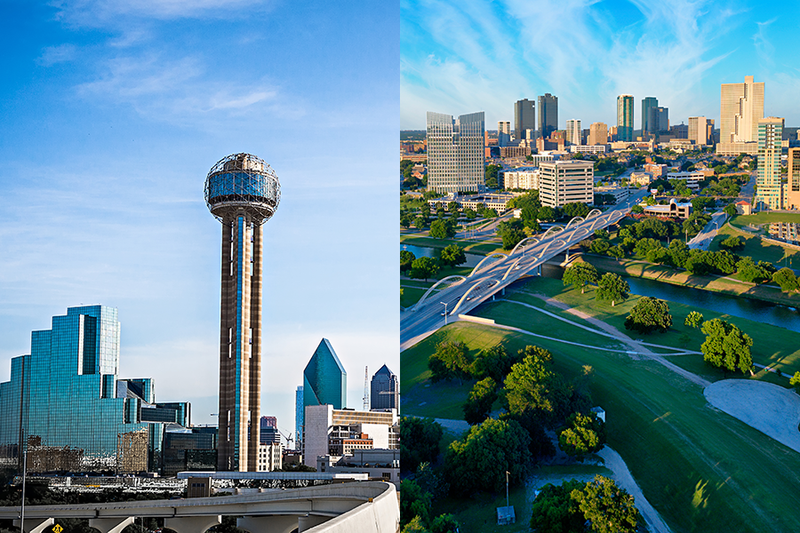 DFW composite photo